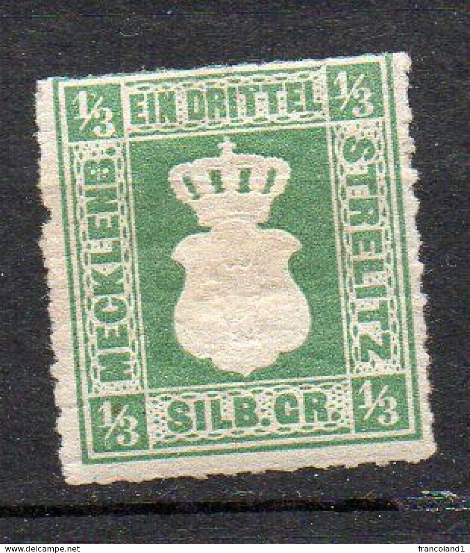 1864 N. 2  1/3 S Verde Chiaro Nuovo MLH* - Mecklenbourg-Strelitz