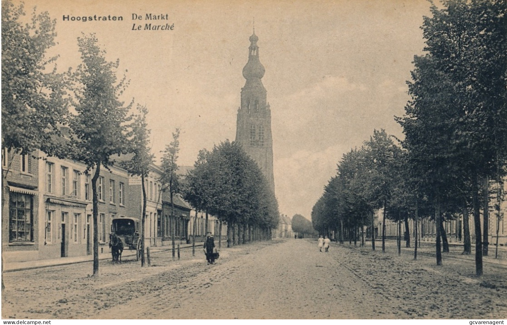 HOOGSTRATEN  DE MARKT           2 SCANS - Hoogstraten