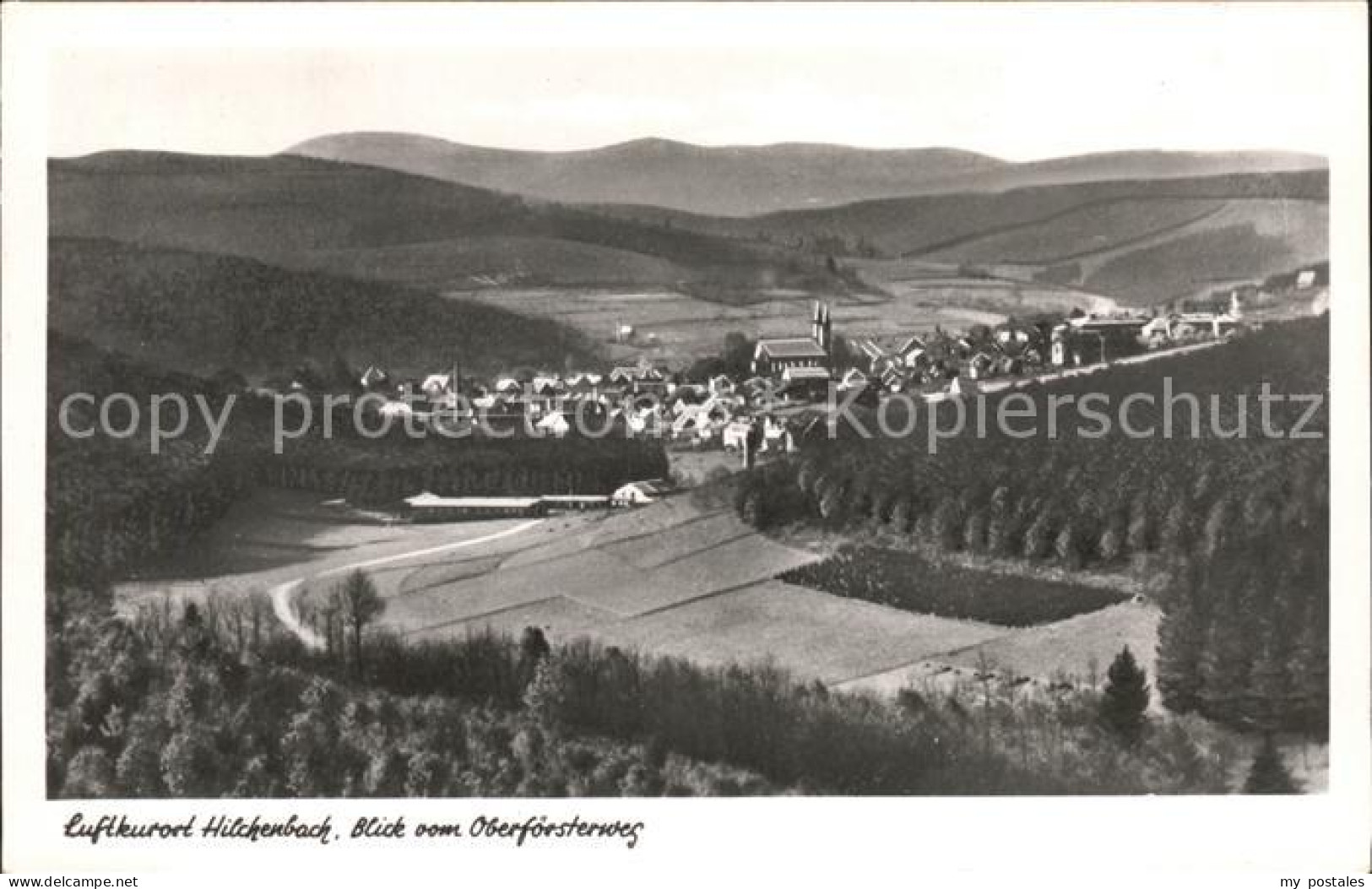 41597237 Hilchenbach Siegerland Blick Vom Oberfoersterweg Hilchenbach - Hilchenbach