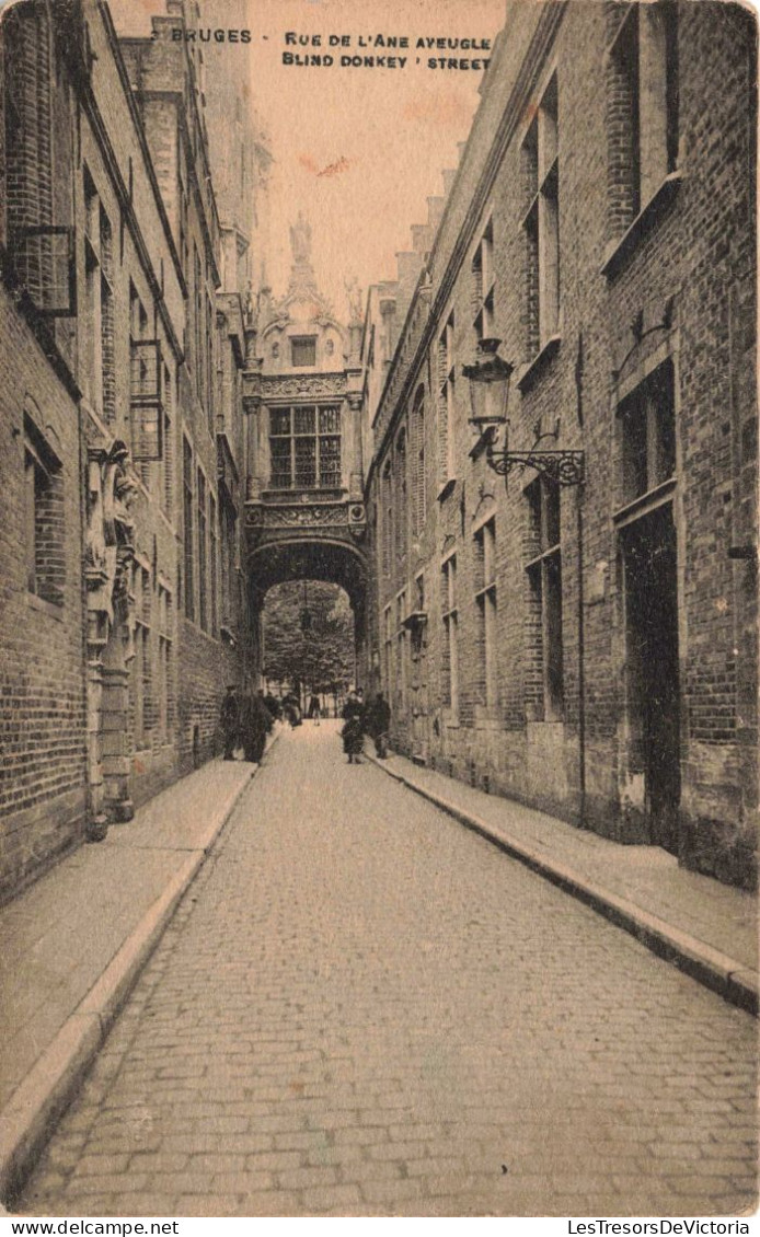 BELGIQUE - Bruges - Rue De L'Ane Aveugle - Carte Postale Ancienne - Brugge