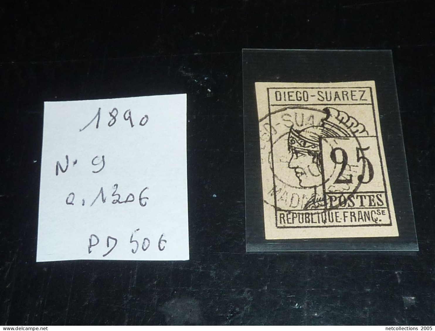 DIEGO SUAREZ - 1890 N°9 REPUBLIQUE FRANCAISES OBLITERE (CV) - Used Stamps