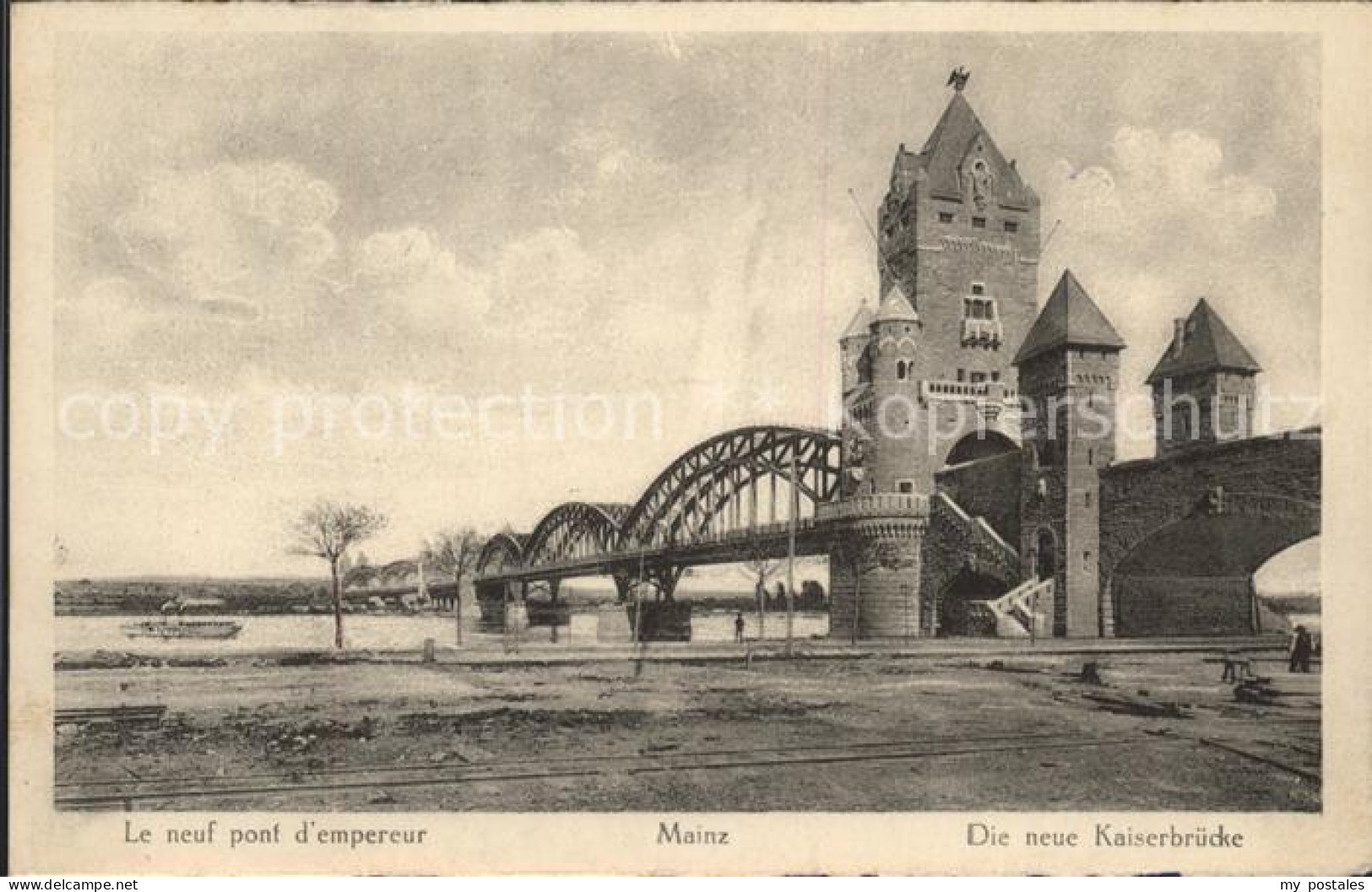 41596342 Mainz Rhein Die Neue Kaiserbruecke Mainz Rhein - Mainz