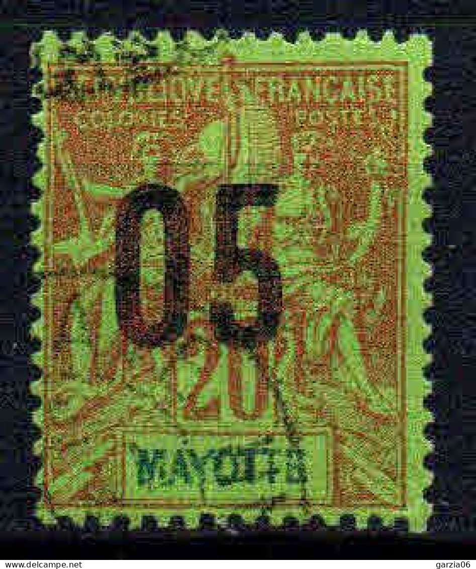 Mayotte - 1912   - Type Sage Surch -  N° 24   - Oblitéré - Used - Oblitérés