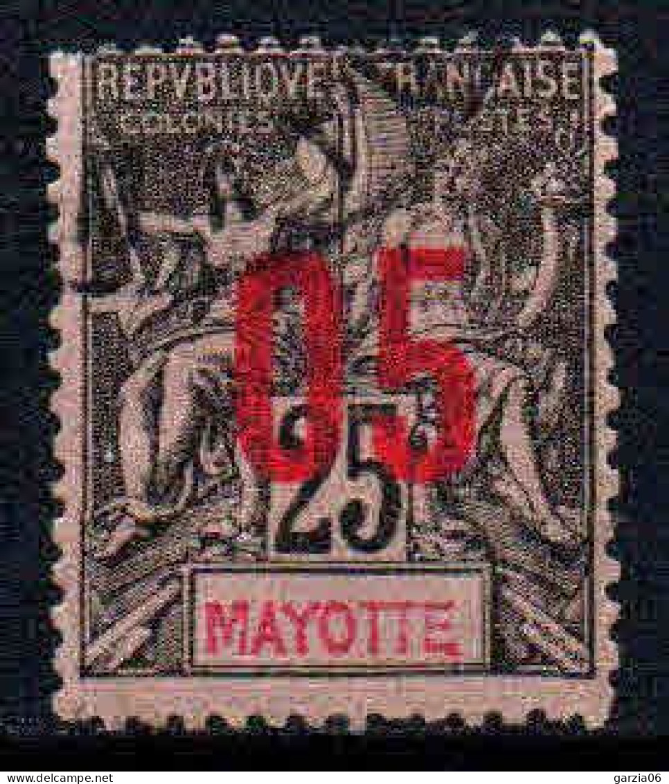 Mayotte - 1912   - Type Sage Surch -  N° 25   - Oblitéré - Used - Usados