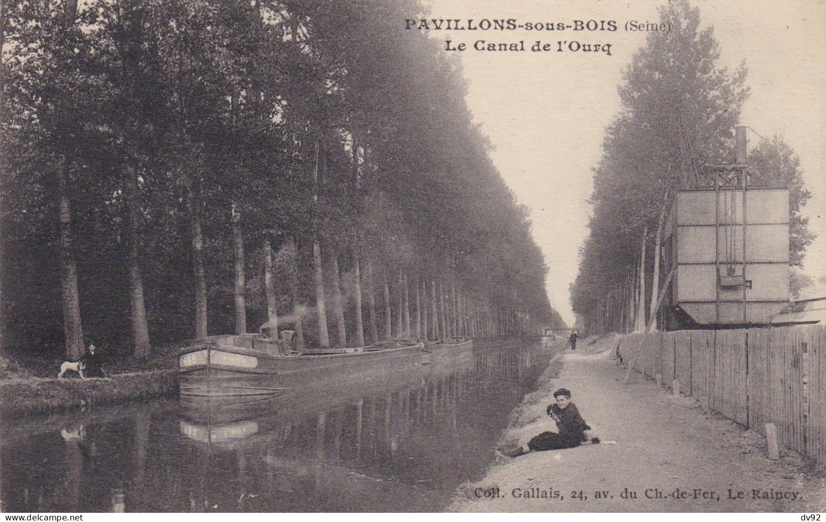 SEINE SAINT DENIS LES PAVILLONS SOUS BOIS LE CANAL DE L OURCQ - Les Pavillons Sous Bois