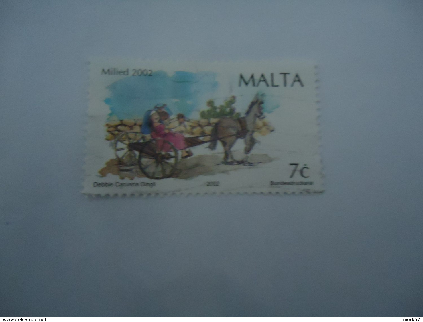 MALTA USED   STAMPS  COACH - Kutschen