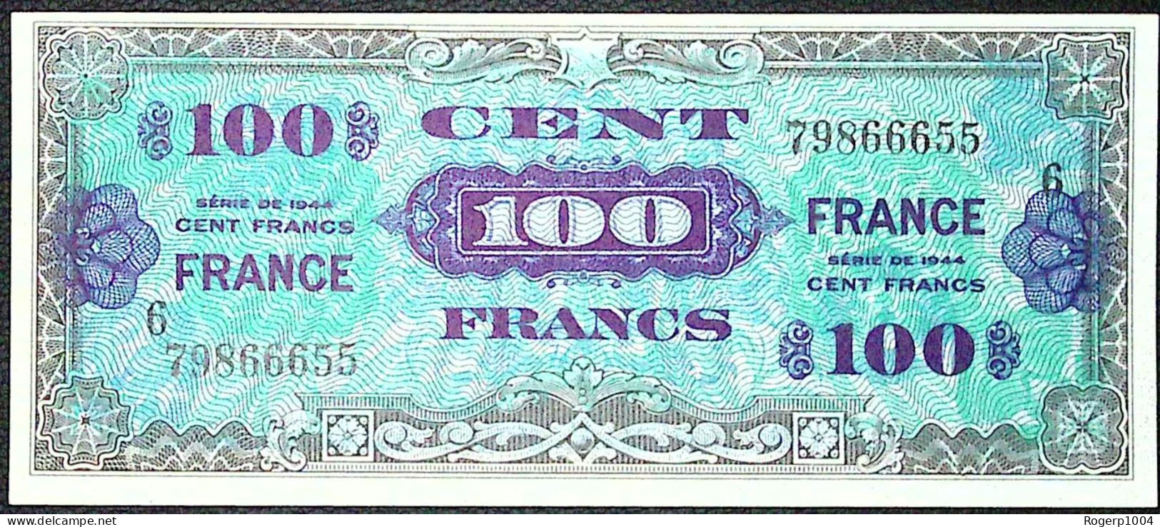 FRANCE * TRESOR * 100 Francs FRANCE 1947 * Série 6 * État/Grade SUP+/XXF * Fay. VF.25.06 - 1945 Verso Francés