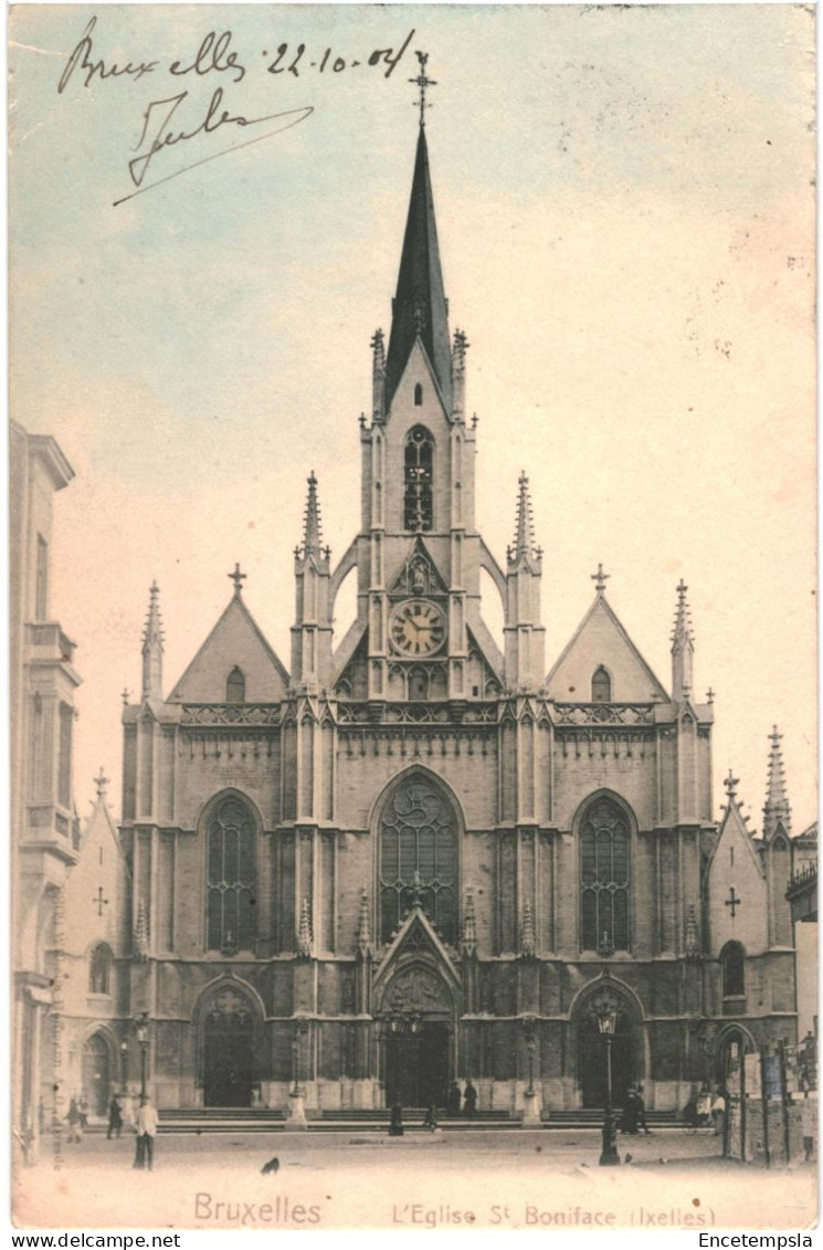 CPA Carte Postale Belgique Bruxelles Ixelles Eglise Saint Boniface 1904 VM75846 - Elsene - Ixelles