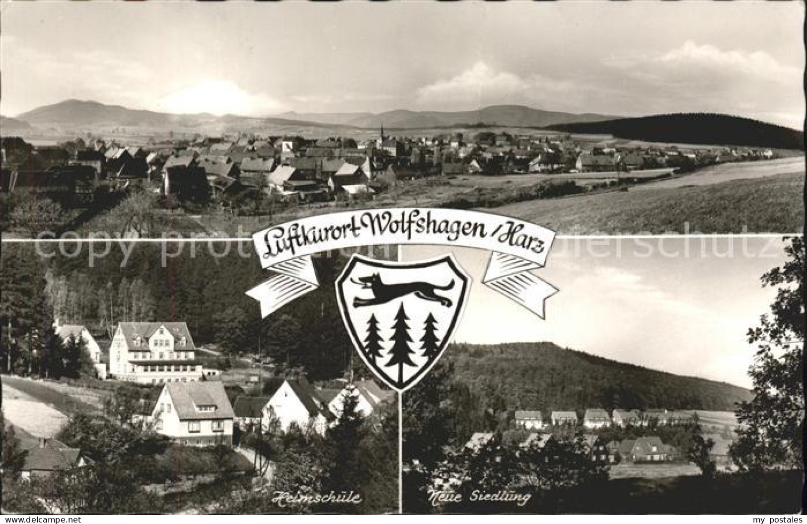 41595913 Wolfshagen Harz Wappen Neue Siedlung Heimschule Langelsheim - Langelsheim