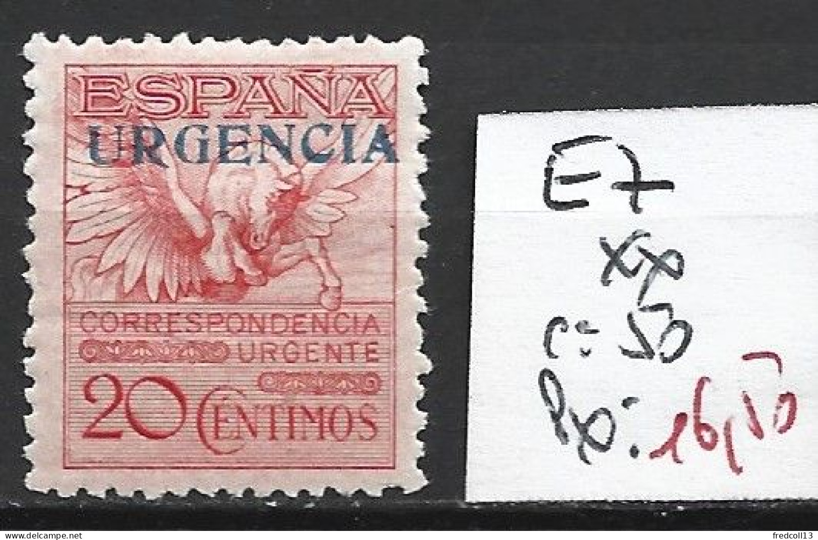 ESPAGNE EXPRES 7 ** Côte 50 € - Exprès