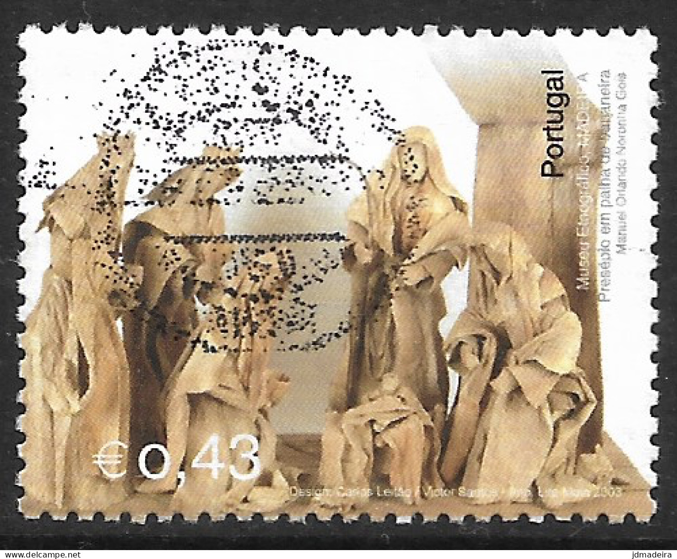 Portugal – 2003 Madeira Museums 0,43 Used Stamp - Gebruikt