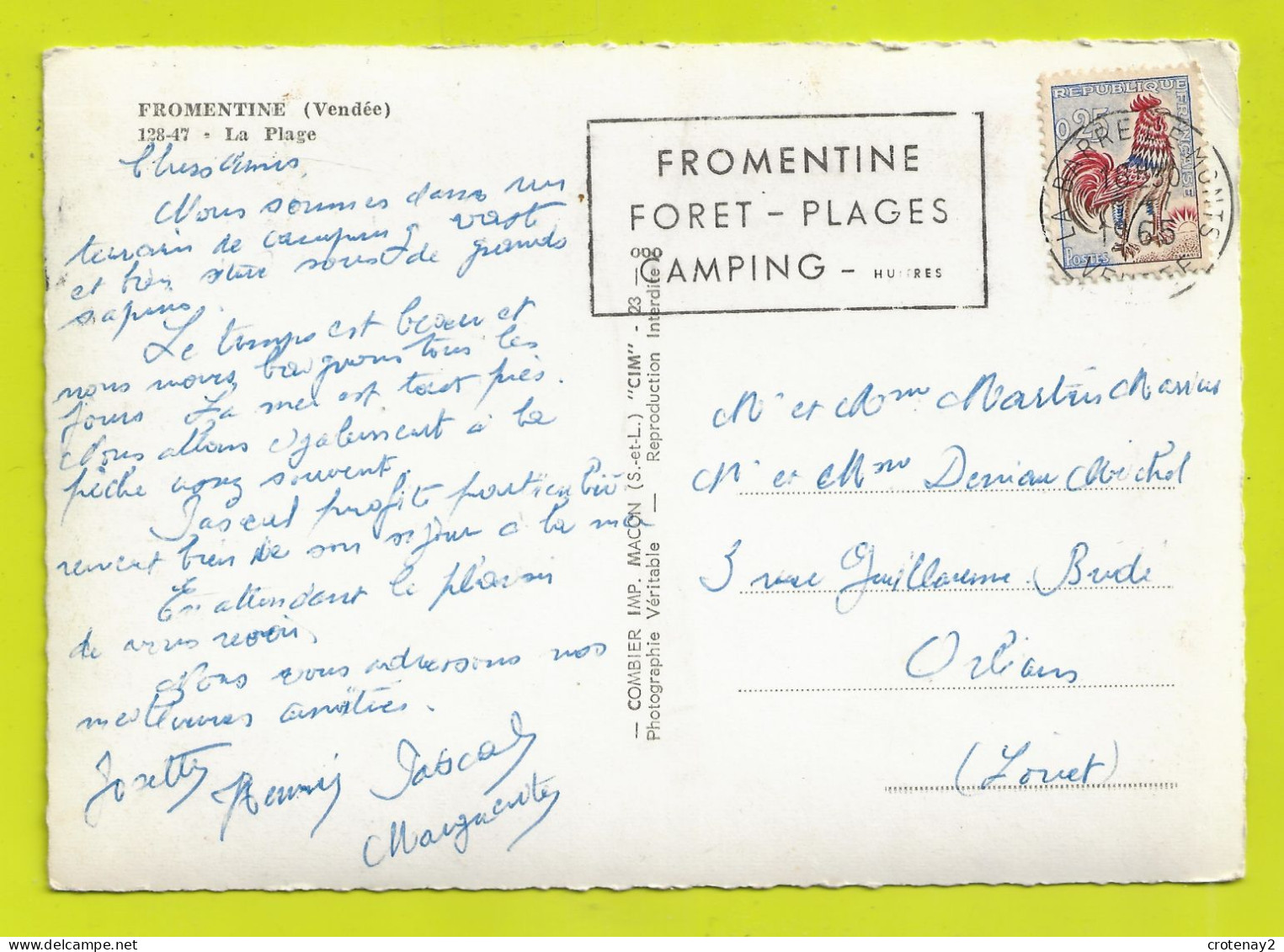 85 FROMENTINE Vers Beauvoir Sur Mer N°12847 La Plage En 1965 Jetée VOIR ZOOM Bateau Cabines Jeux Poussette Ancienne - Beauvoir Sur Mer