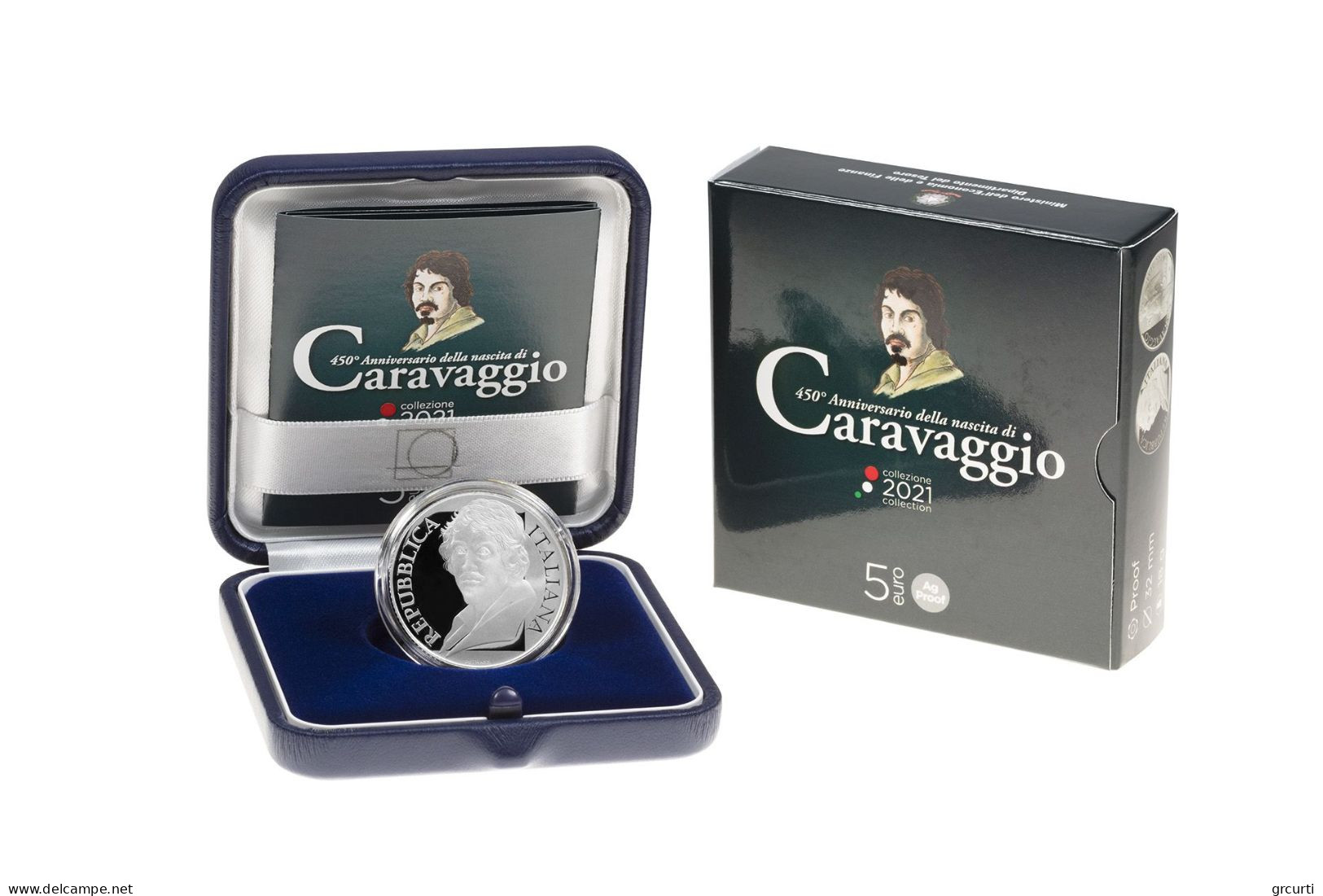 Italia - 5 Euro 2021 - 450° Nascita Di Caravaggio - N# 268895 - UC# 256 - Italie