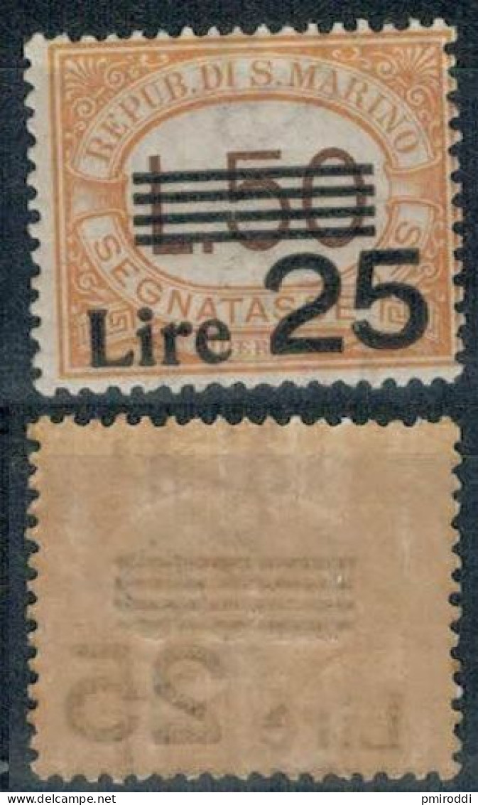 1943 Segnatasse Sovrast., Sassone 63, MNH - Segnatasse