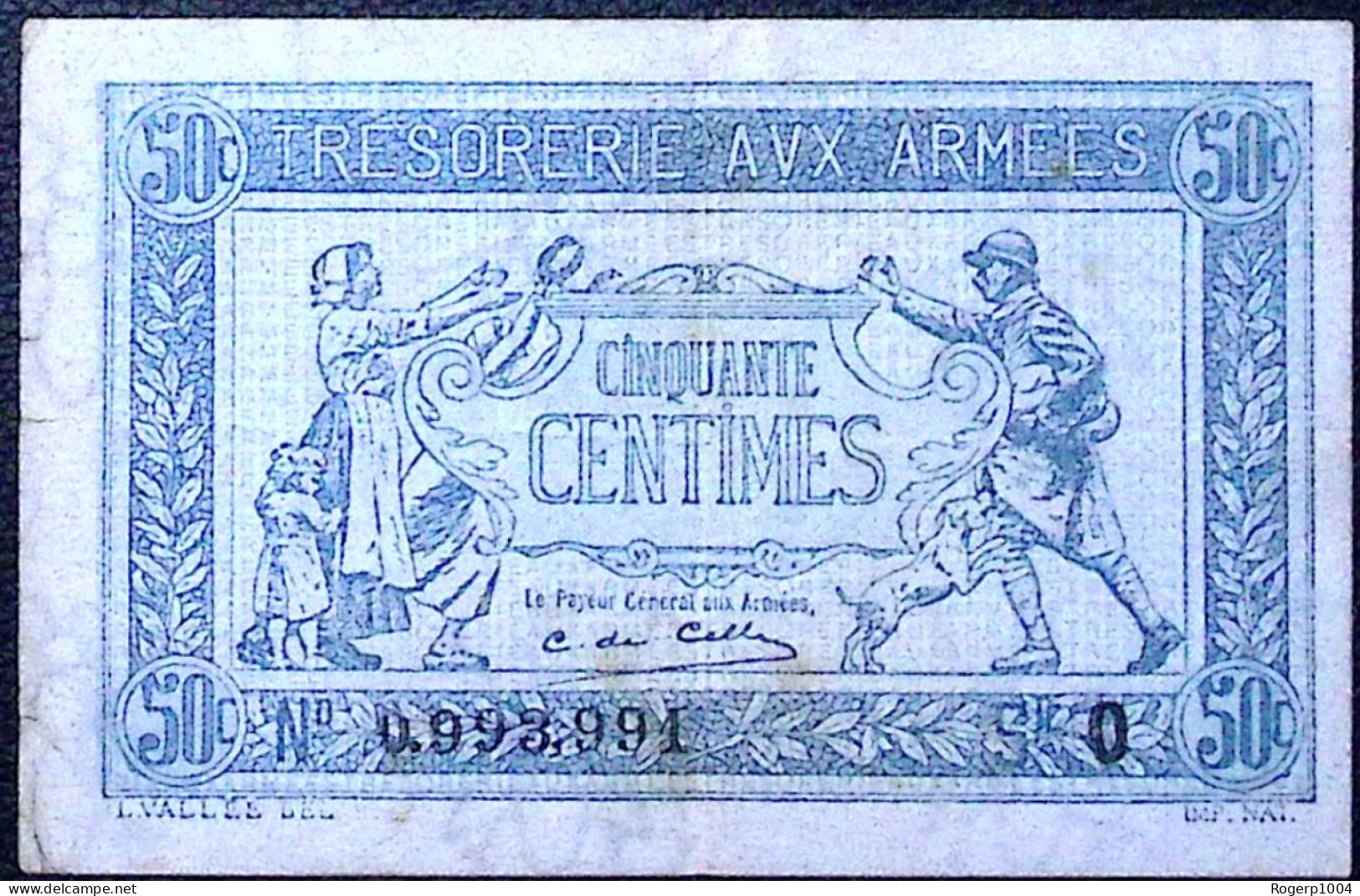 FRANCE * TRESORERIE AUX ARMEES * 1917 * Série O * Fay. VF.01.15 * État/Grade TTB/VF - 1917-1919 Tesoreria Delle Armate