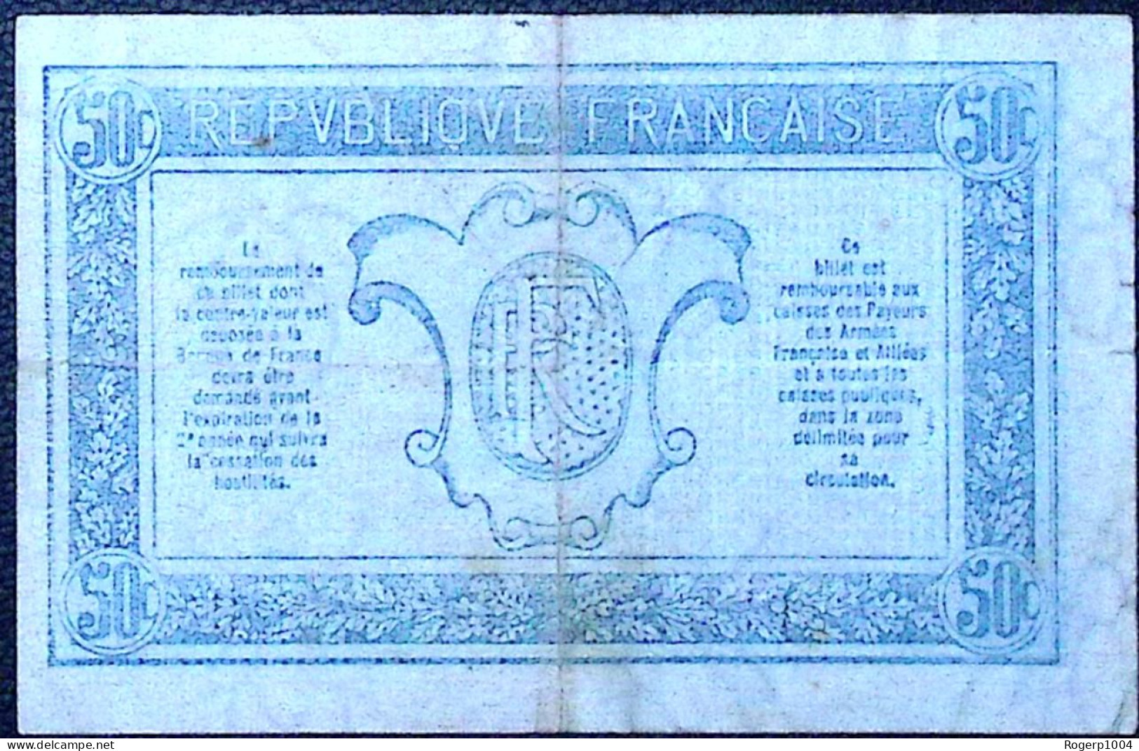 FRANCE * TRESORERIE AUX ARMEES * 1917 * Série O * Fay. VF.01.15 * État/Grade TTB/VF - 1917-1919 Trésorerie Aux Armées