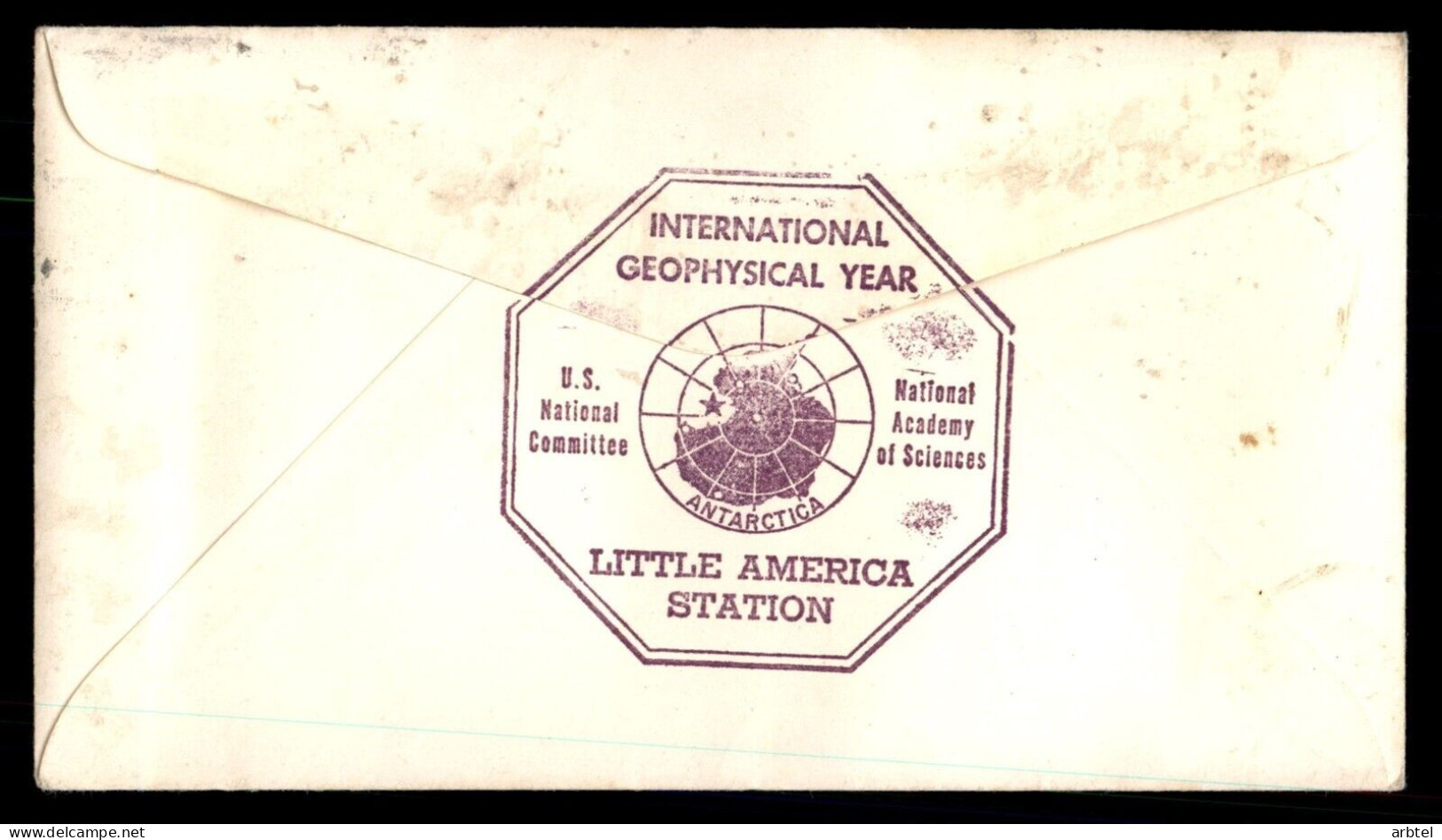 ESTADOS UNIDOS USA CC ANTARTIDA ANTARCTIC IGY LITTLE AMERICA STATION AÑO GEOFISICO 1957 - Internationales Geophysikalisches Jahr