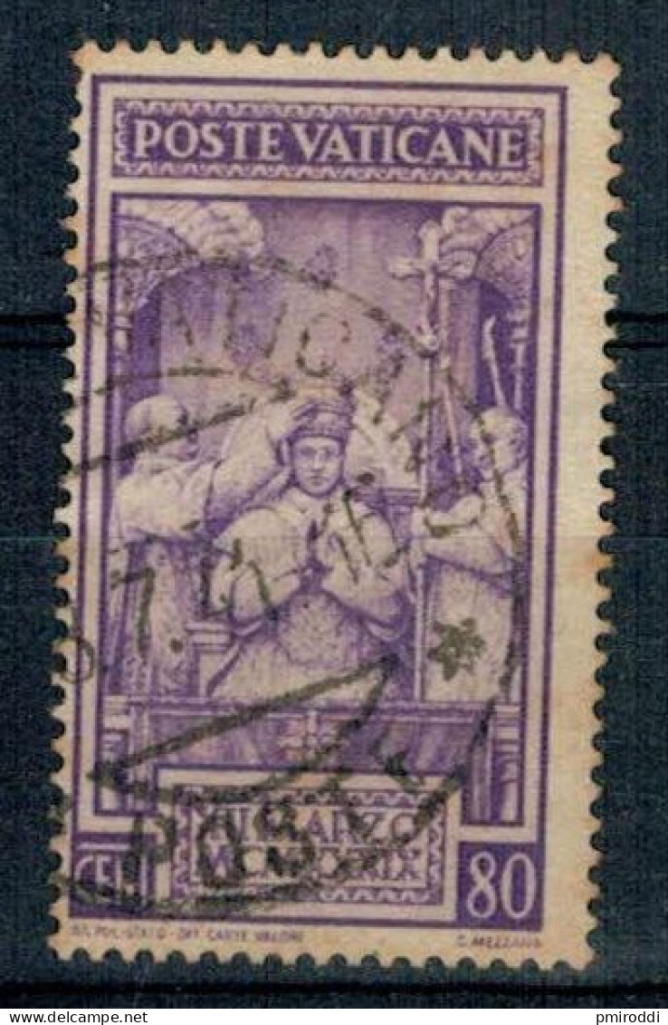 1939 Incoronazione Pio XII, Sassone 70, Usato - Used Stamps