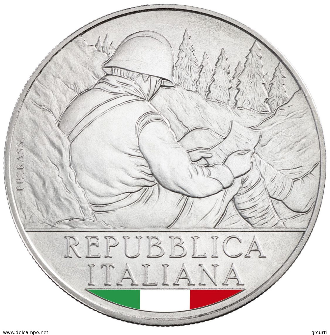 Italia - 5 Euro 2021 - 100° Tomba Del Milite Ignoto - UC# 262 - Italie