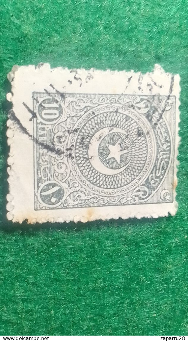 TÜRKİYE- 1922   AYYILDIZ     10 PİA    DAMGALI - Used Stamps