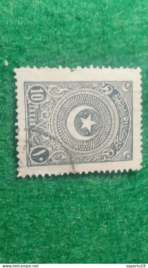 TÜRKİYE- 1922   AYYILDIZ     10 PİA    DAMGALI - Used Stamps