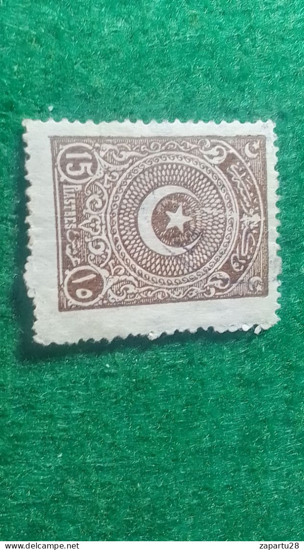 TÜRKİYE- 1922   AYYILDIZ     15 PİA    DAMGALI - Gebraucht