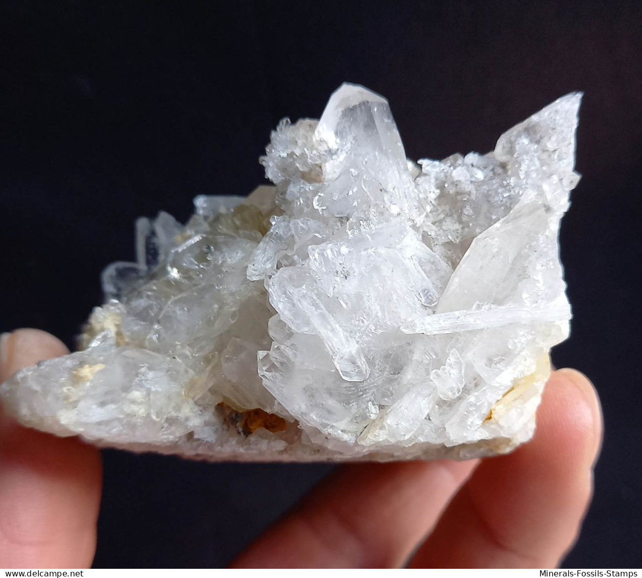 #BRA2.05 Magnifiques Cristaux De QUARTZ 'Faden' (Col Du Galibier, France) - Minéraux