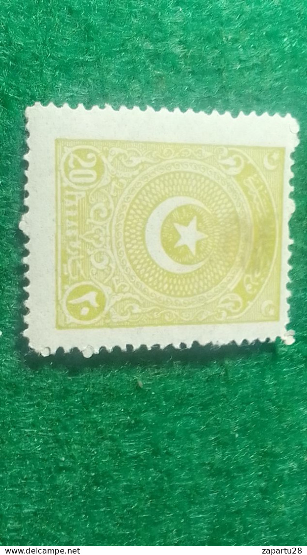 TÜRKİYE- 1922   AYYILDIZ     20 PİA    DAMGALI - Gebraucht