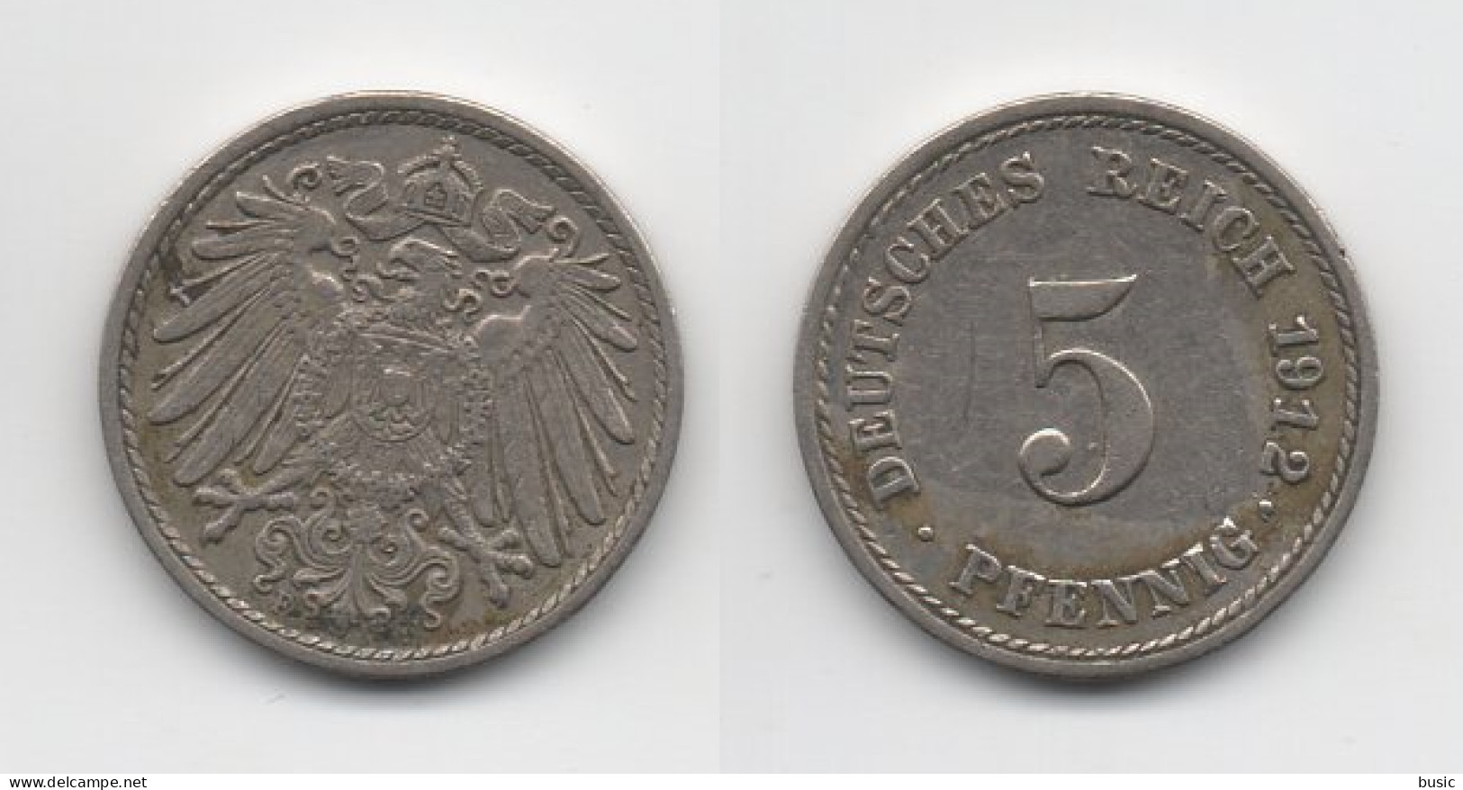 + ALLEMAGNE     + 5 PFENNIG 1912 F + 1 PFENNIG 1911 G + 10 SPIEGEL 1949 + - 5 Pfennig