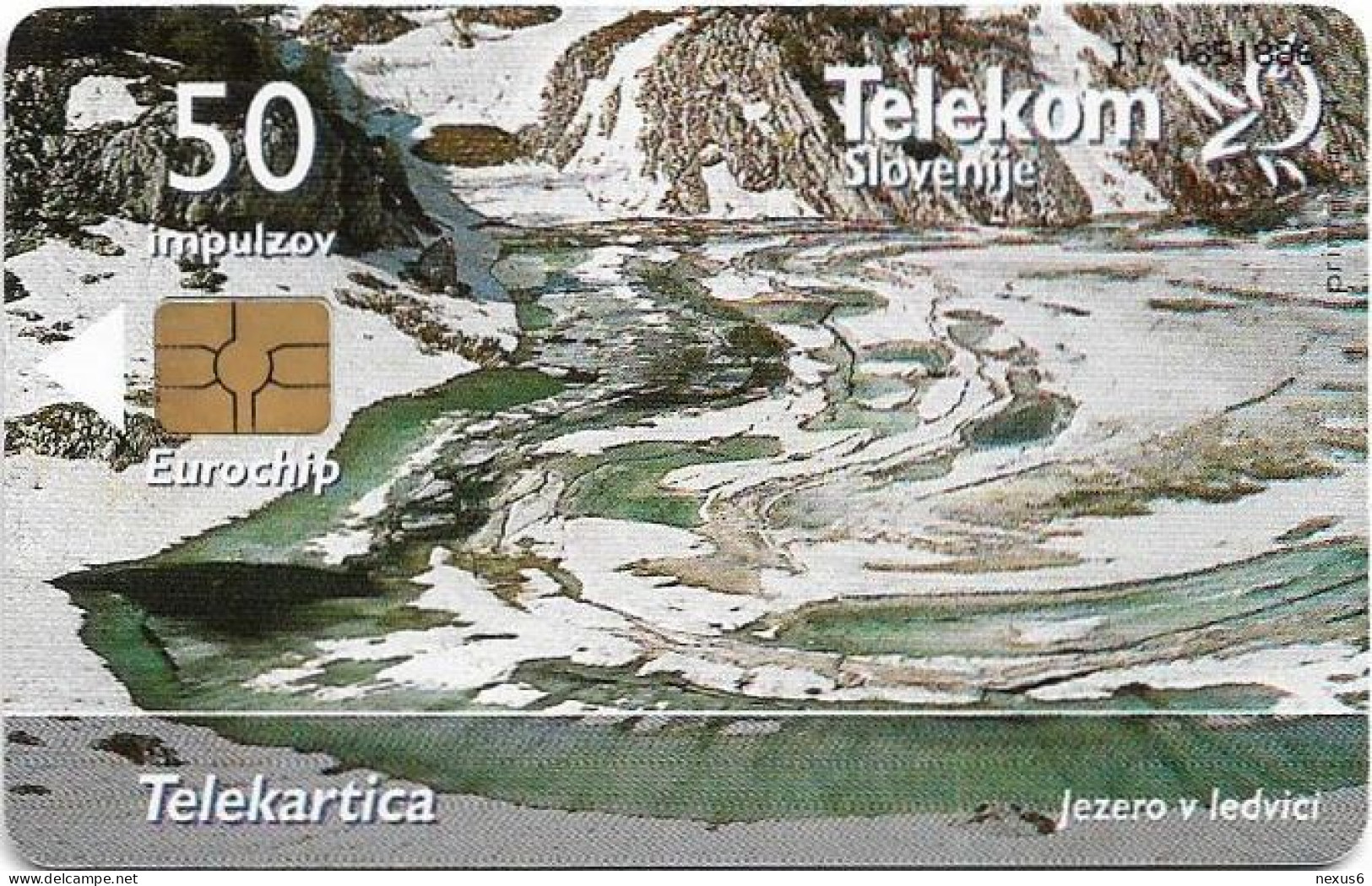 Slovenia - Telekom Slovenije - Lakes - Jezero V Ledvici, Gem5 Black, 05.2003, 50Units, 9.465ex, Used - Slovénie