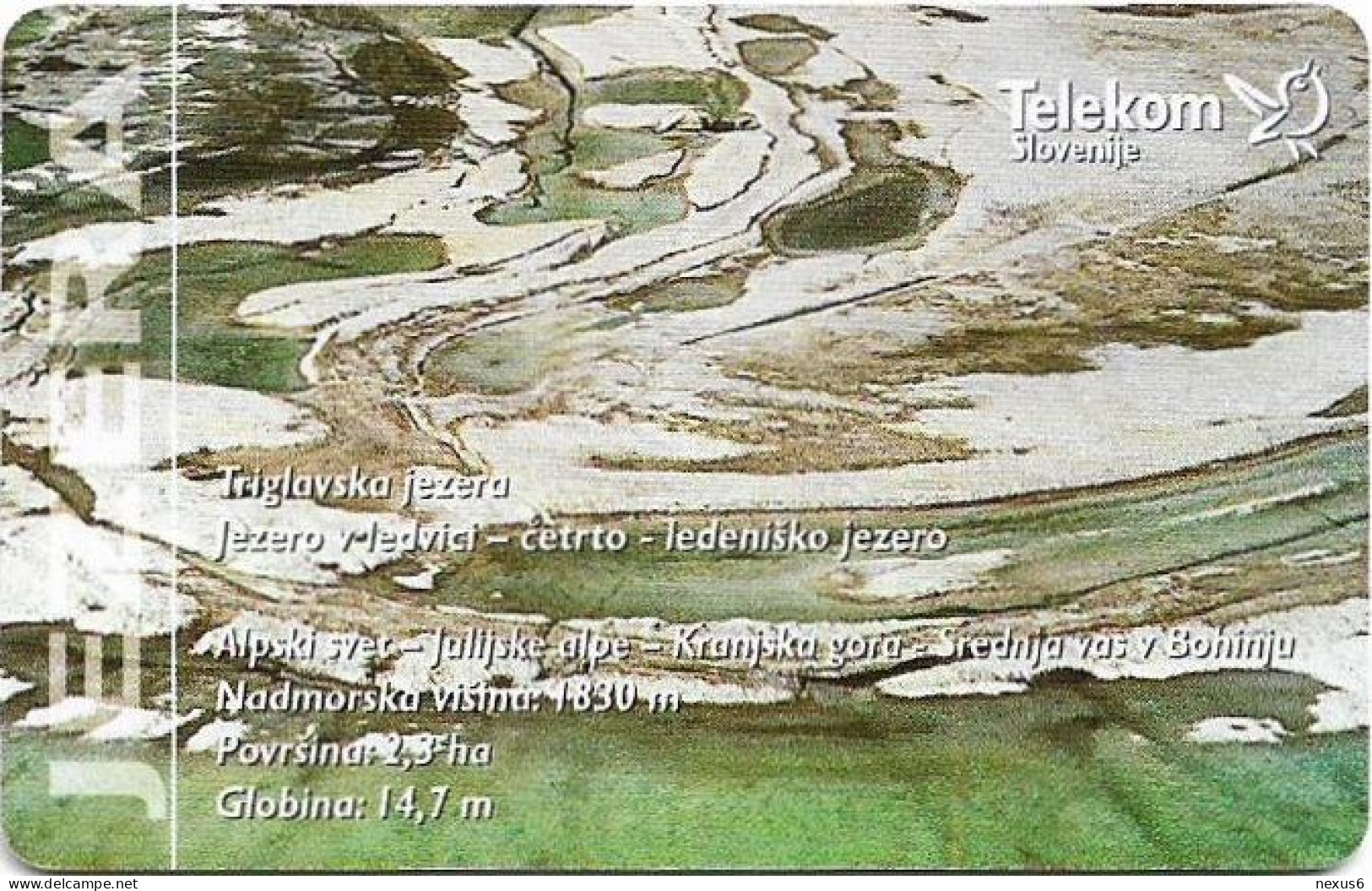 Slovenia - Telekom Slovenije - Lakes - Jezero V Ledvici, Gem5 Black, 05.2003, 50Units, 9.465ex, Used - Slovénie