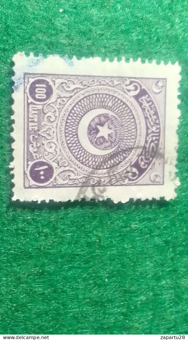 TÜRKİYE- 1922   AYYILDIZ    100 PİA    DAMGALI - Gebruikt