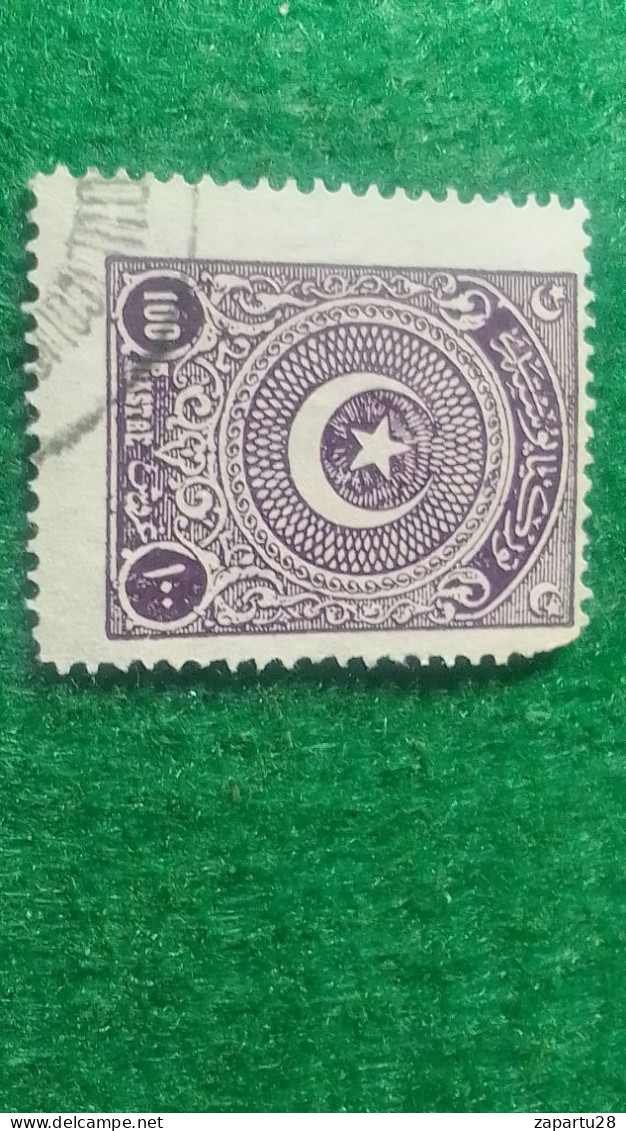 TÜRKİYE- 1922   AYYILDIZ    100 PİA    DAMGALI - Gebraucht