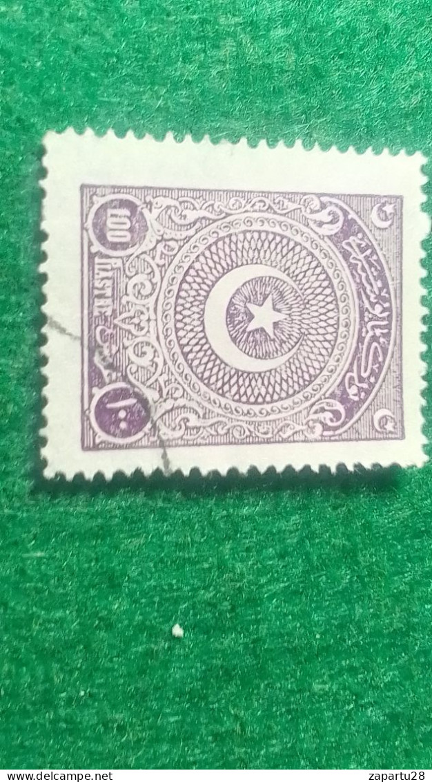 TÜRKİYE- 1922   AYYILDIZ    100 PİA    DAMGALI - Gebruikt