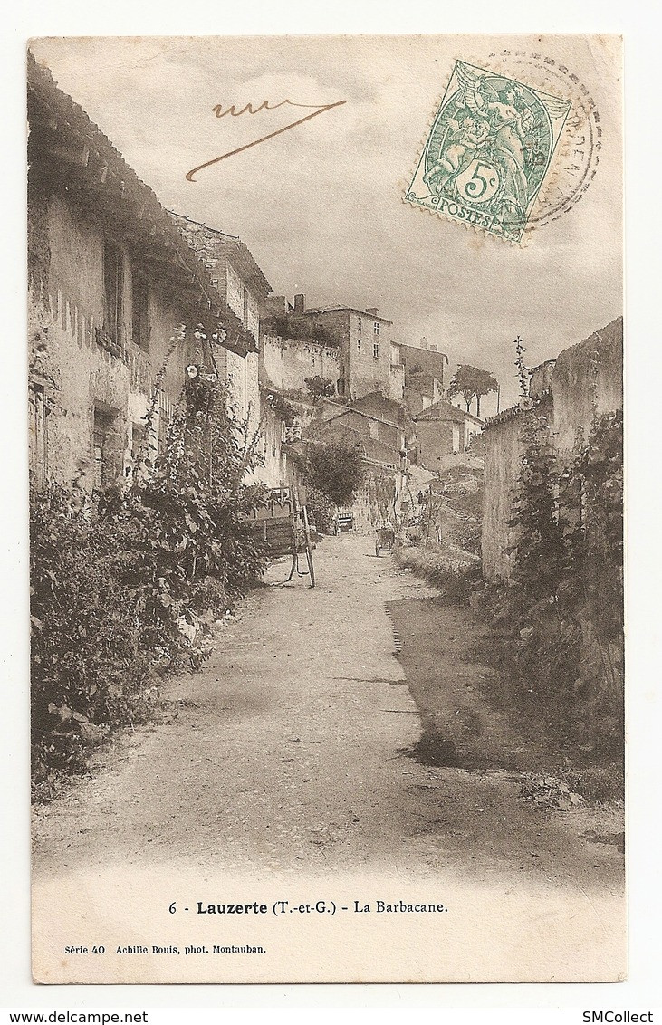 82 Lauzerte, Quartier De La Barbacane, Vieille Maison... Lot De 4 Cartes (2383) - Lauzerte