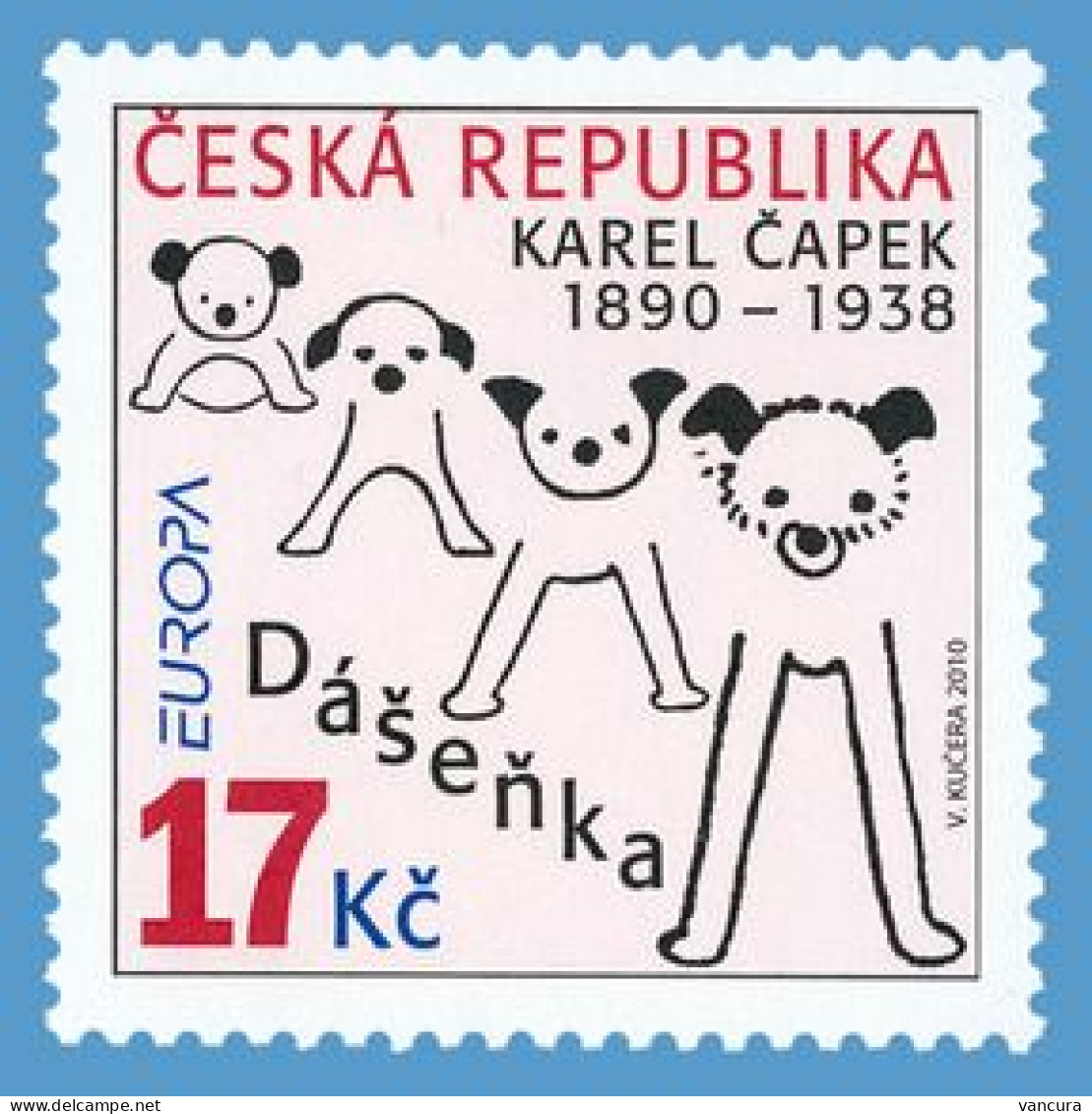 ** 632 Czech Republic EUROPA Karel Capek's Dasenka (Little Dagmar) 2010 - 2010