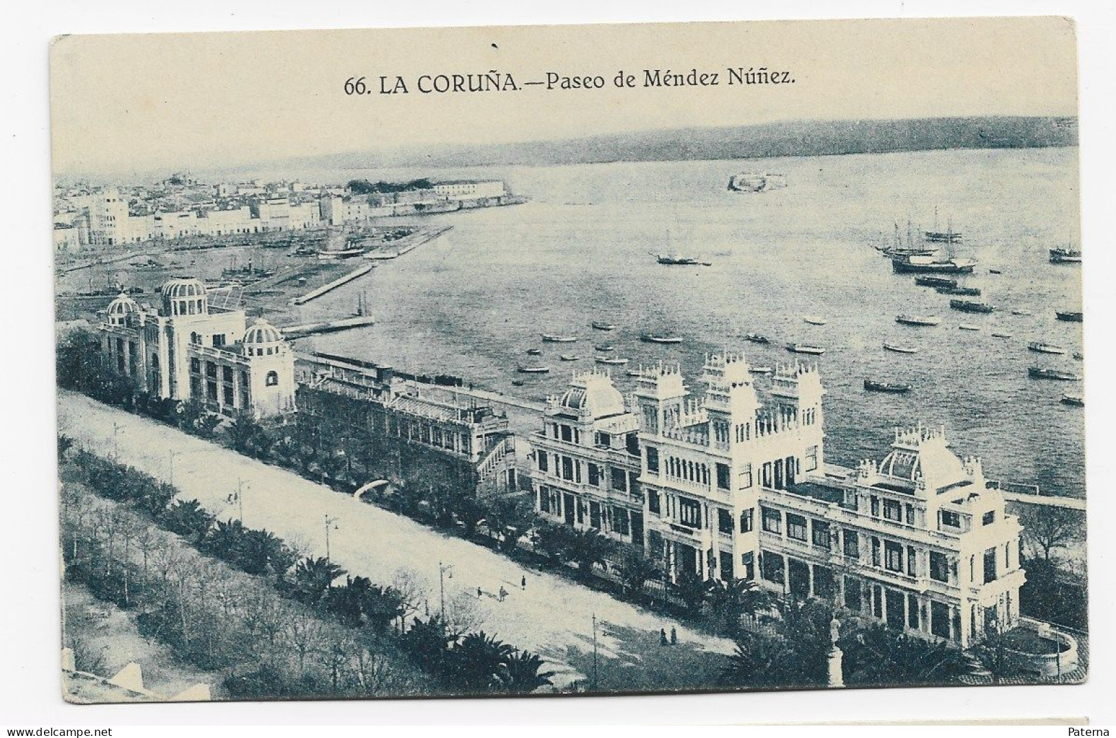 3841  Postal La Coruña , Paseo De Méndez Nuñez. - La Coruña