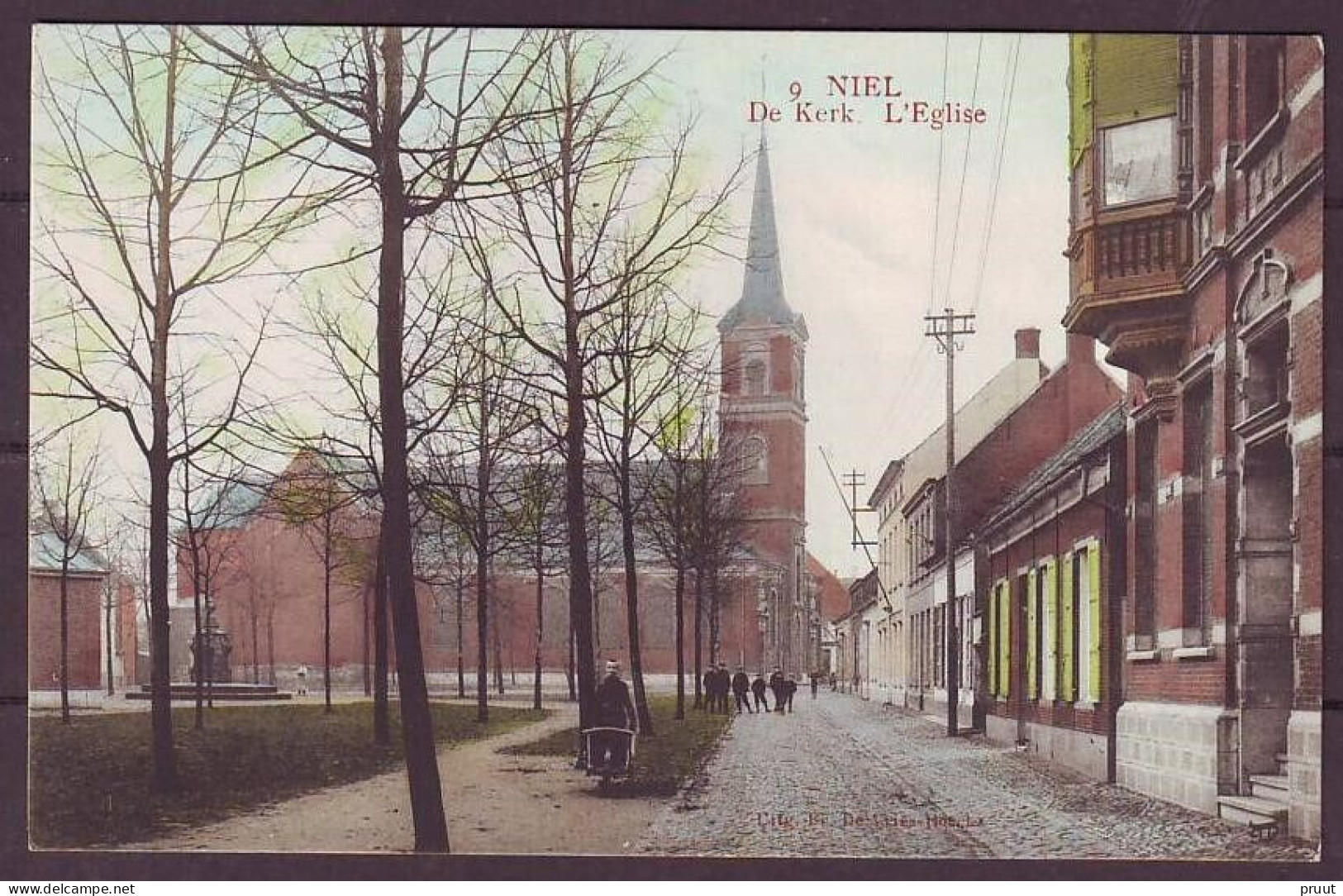 Niel De Kerk Marcovici Gekleurde Kaart - Niel