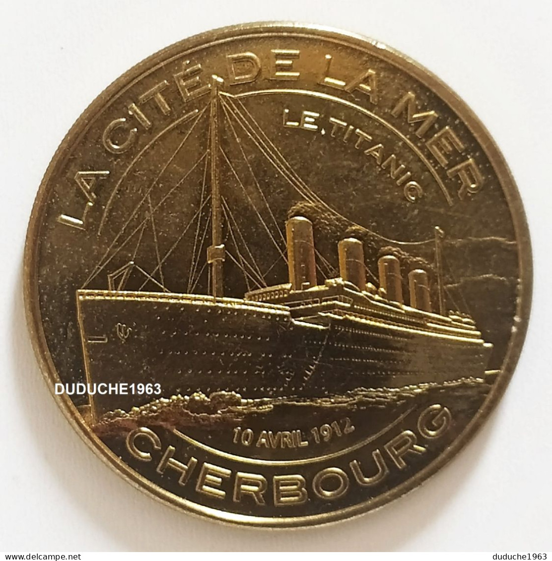 Monnaie De Paris 50.Cherbourg - Cité De La Mer. Titanic Bâbord 2013 - 2013