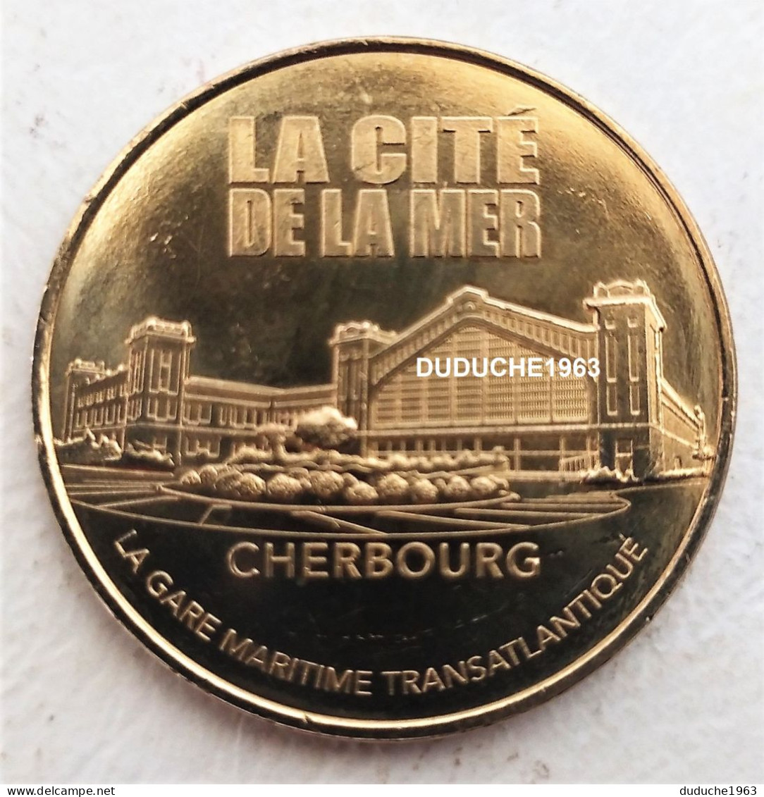 Monnaie De Paris 50.Cherbourg - Cité De La Mer. Gare Maritime 2014 - 2014