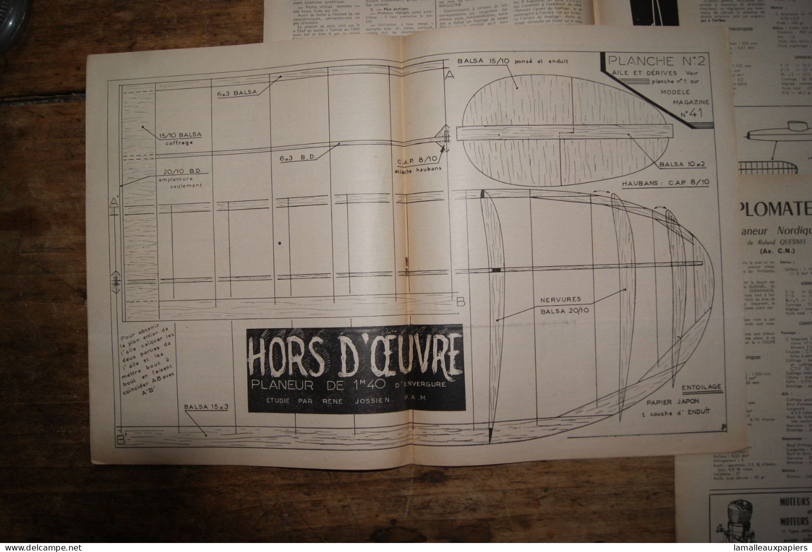 5 Revues Modèle Magazine (aéromodélisme) 1953 - Avión