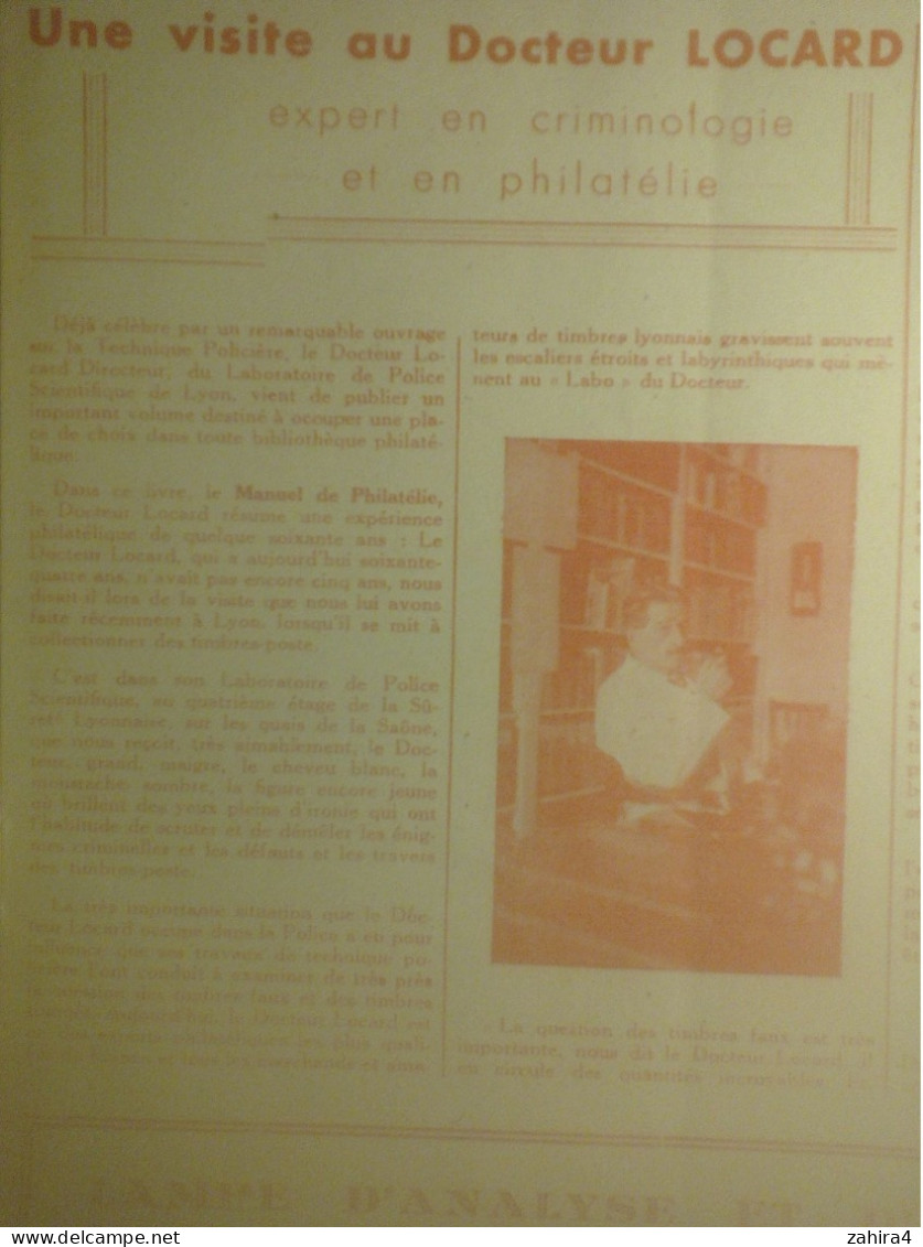 Temps Guerre Prix Courant Philatélique Illustré N°8 Philatélie 1942 Bloc Antibolchévique Doc. Locard (faux Timbre... - Frankrijk