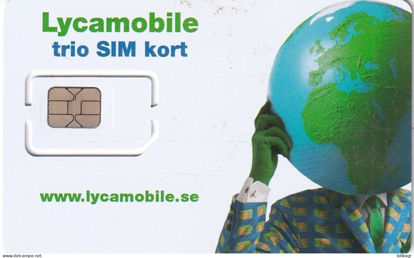 SWEDEN - Lycamobile GSM, Mint - Svezia