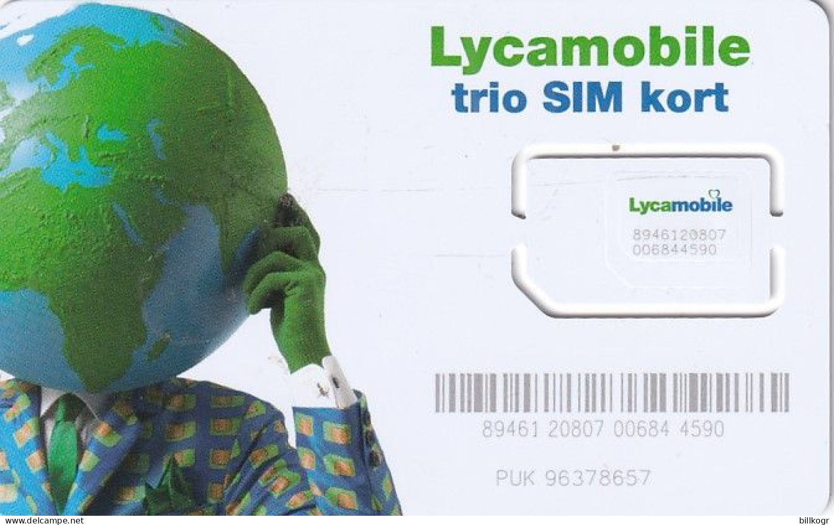 SWEDEN - Lycamobile GSM, Mint - Svezia