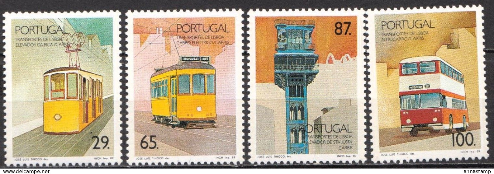 Portugal MNH Set - Tram