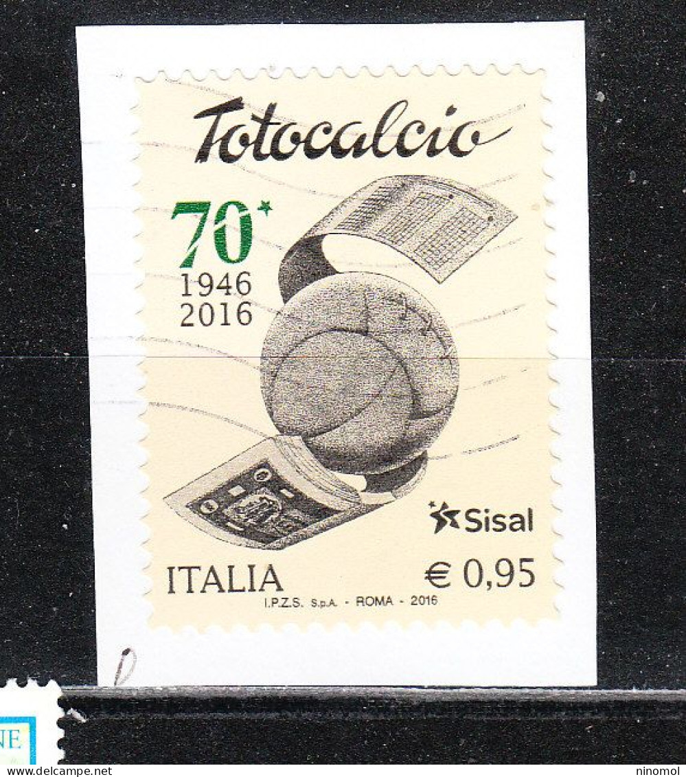 Italia   -  2016. Totocalcio, Lotteria Sul Calcio. Soccer Lottery. - Unclassified