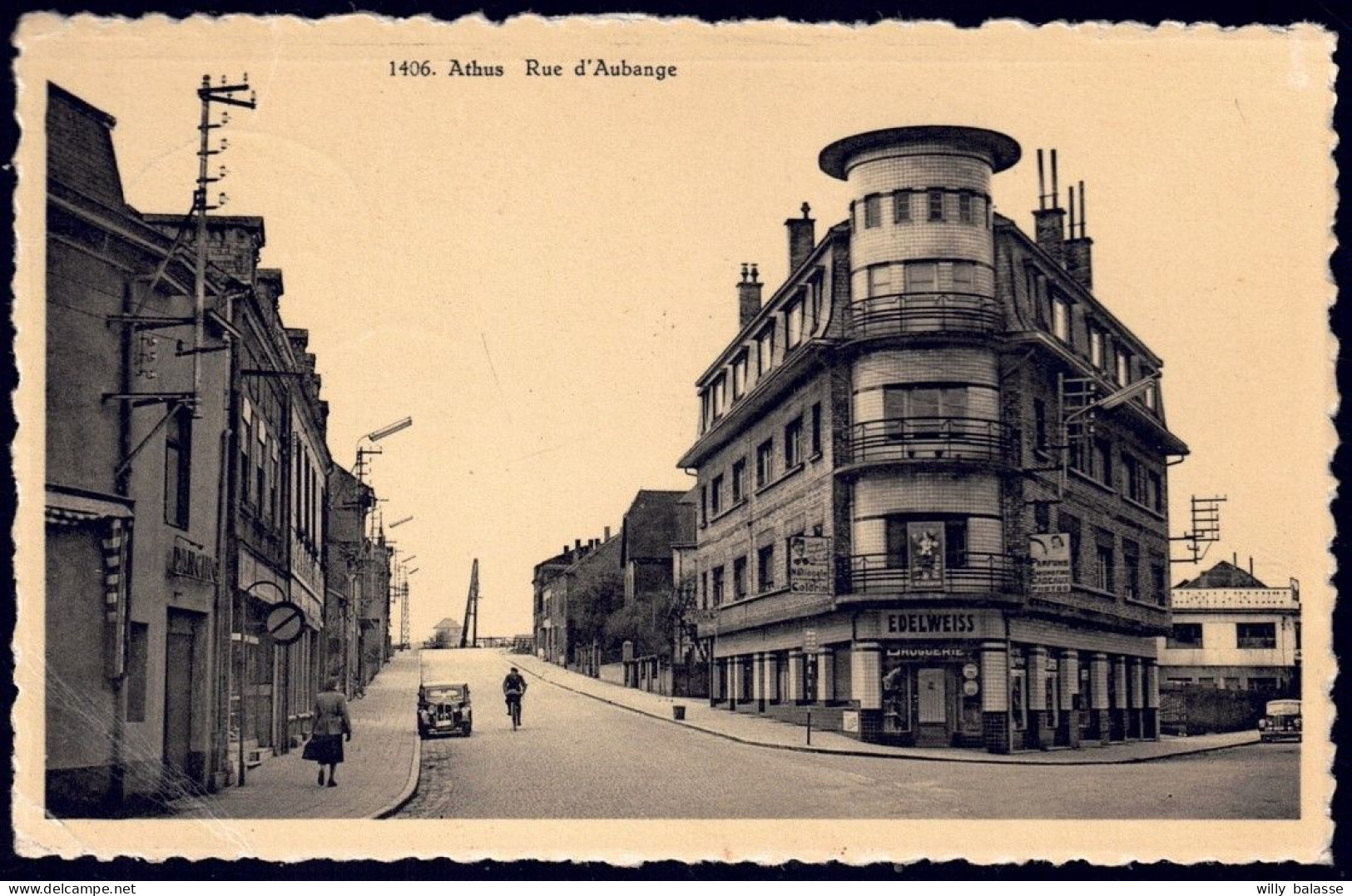 +++ CPA - ATHUS - Rue D' Aubange  // - Aubange