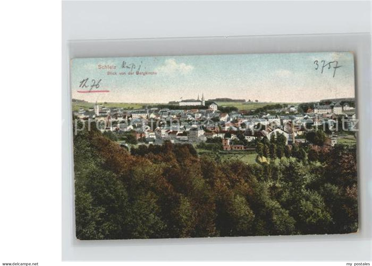 41595455 Schleiz Blick Von Der Bergkirche Schleiz - Schleiz