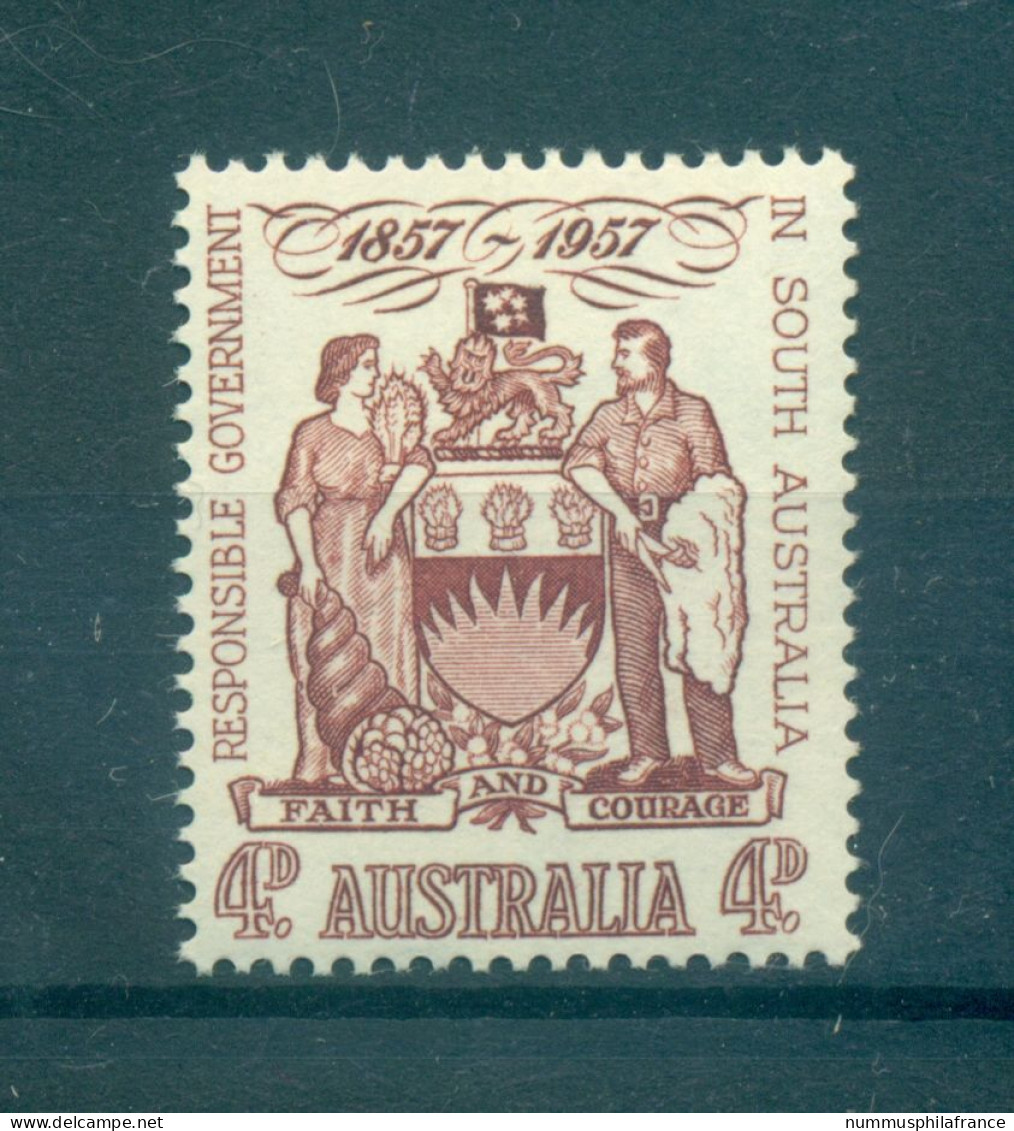 Australie 1957 - Y & T N. 239 - Gouvernement Responsable (Michel N. 277) - Ongebruikt