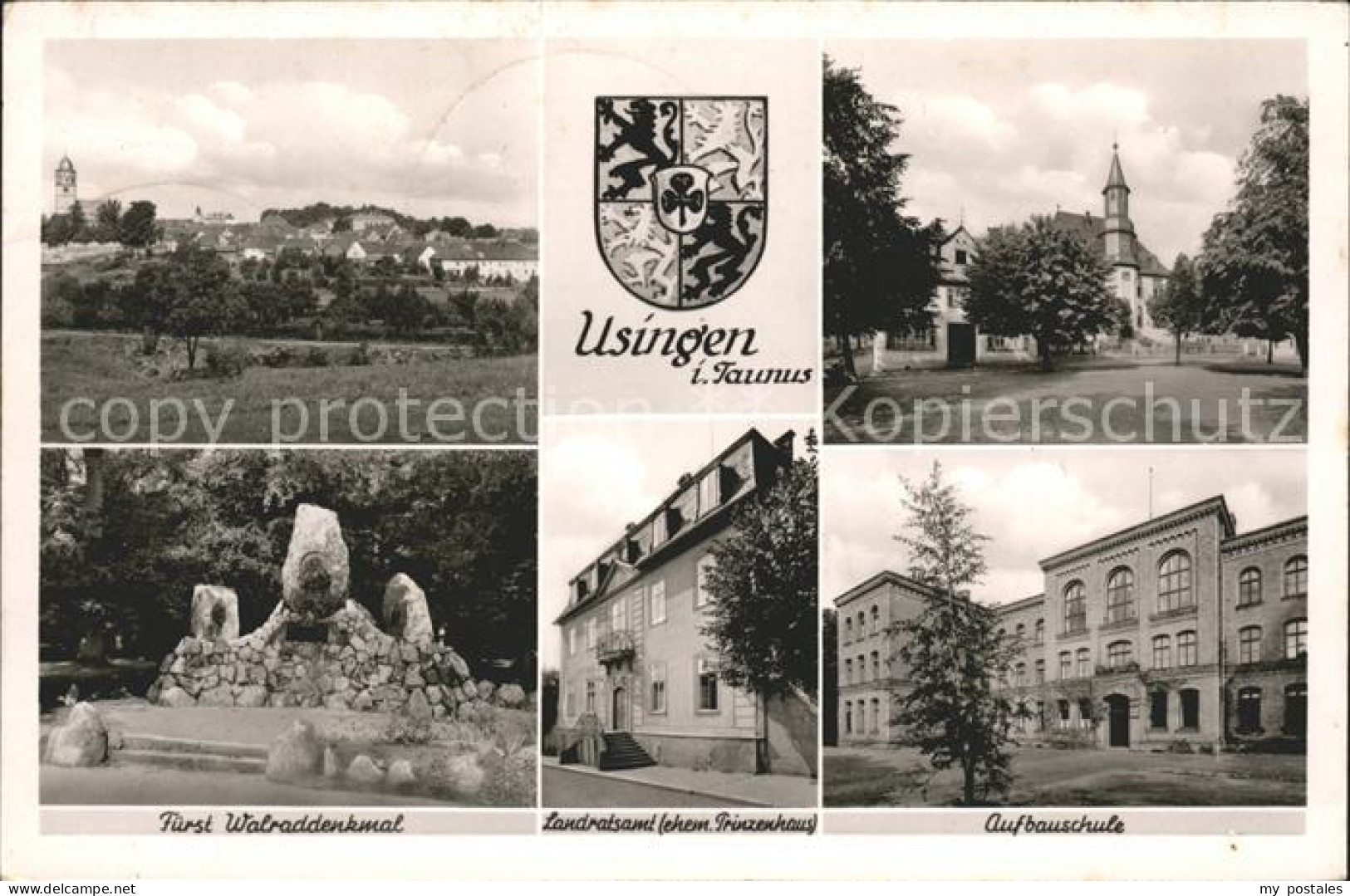 41594562 Usingen Kirche Fuerst Walraddenkmal Landratsamt Ehem. Prinzenhaus Schul - Usingen